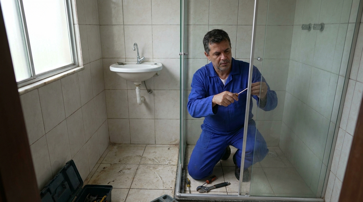Troca de Roldanas e Trilhos em Bauru‑SP